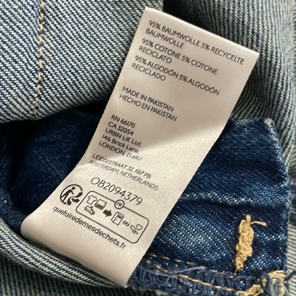 Free People We The Free Madison Ave Denim Mini Skirt NWT $78‎ - Picture 5 of 8